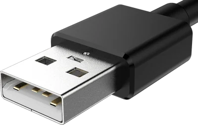 USB Type-A plug, at an angle