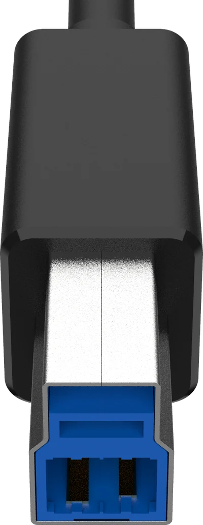 USB Type-B (SuperSpeed) plug